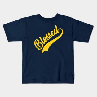 Blessed | Retro Style Kids T-Shirt